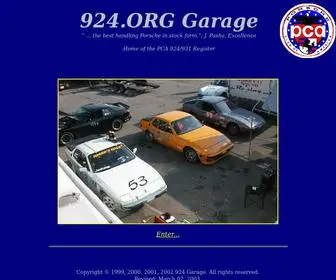 924.org(Porsche 924 Garage & Register home) Screenshot