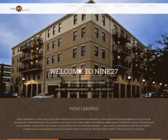 927Nola.com(Nine 27 Apartments) Screenshot