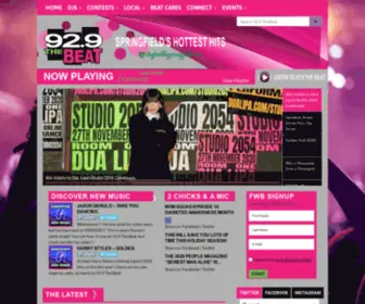 929Thebeat.com(KOSP 92.9 FM) Screenshot