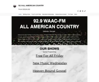 929Waac.com(Valdosta GA) Screenshot