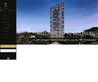 92Bellevue.com(Launch page) Screenshot