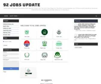 92Jobsupdate.site(92 jobs update) Screenshot