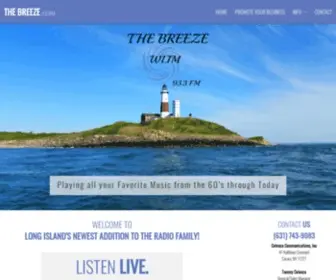 933Thebreeze.com(The Breeze Radio) Screenshot