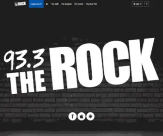 933Therock.ca(93.3 The ROCK) Screenshot