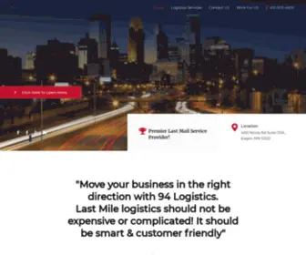 94Logistics.com(94 Logistics) Screenshot