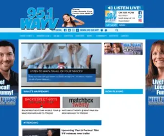 951Wayv.com(951 WAYV) Screenshot