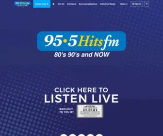 955Hitsfm.ca(95.5 Hits FM) Screenshot