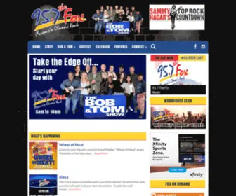 957Thefox.com(95.7 The Fox Fresno's Classic Rock) Screenshot