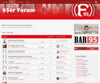 95Erforum.de(Fan Forum Fortuna Düsseldorf 1895) Screenshot