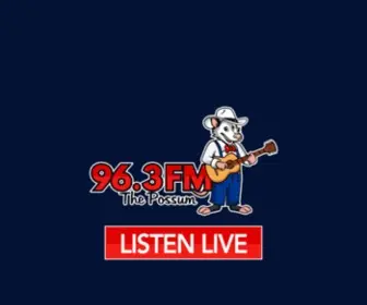 963Thepossum.com(96.3 The Possum) Screenshot