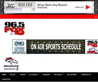 965Thefoxfm.com(96.5 The Fox Classic Rock) Screenshot