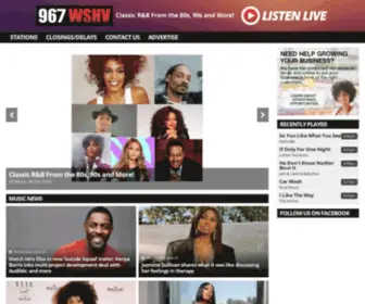 967WSHV.com(967 WSHV) Screenshot