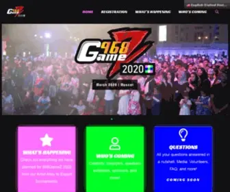 968Gamez.com(The Biggest Video game & Pop Culture Event In The Sultanate) Screenshot