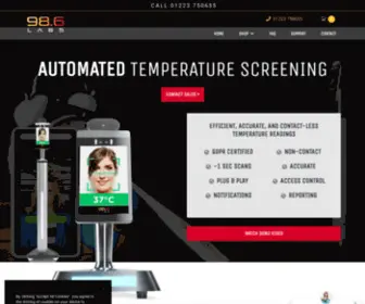 986Labs.co.uk(Buy Body Temperature Scanning Kiosk Online) Screenshot