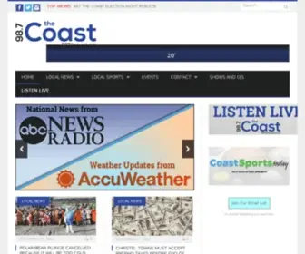 987Thecoast.com(98.7 The Coast) Screenshot