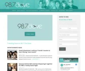 987Thedove.com(98.7 The Dove) Screenshot