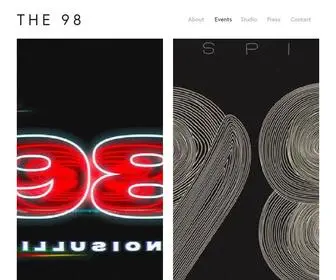 98Artcollective.com(The 98) Screenshot