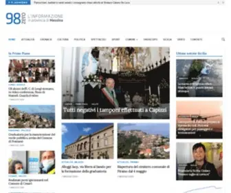 98Zero.com(L'informazione in provincia di Messina) Screenshot