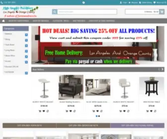 999Furniture.com(Furniture Store Los Angeles and Orange County) Screenshot