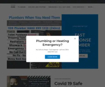 999Plumber.co.uk(Covid 19 Safe Plumber) Screenshot