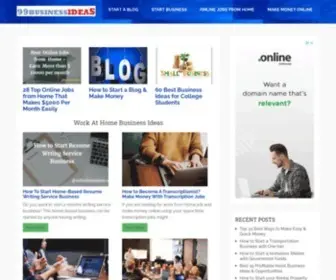 99Businessideas.com(99 Businessideas) Screenshot