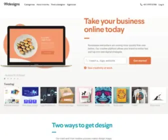 99Designs.com.sg(The global creative platform for custom graphic design) Screenshot
