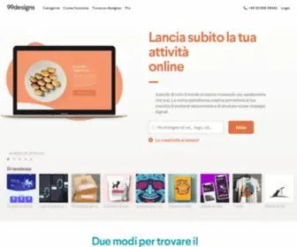 99Designs.it(La piattaforma creativa internazionale per design grafici personalizzati) Screenshot