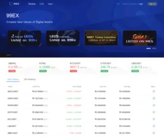 99EX.com(Creates New Values of Digital Assets) Screenshot