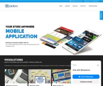 99Isolutions.com(Website design company) Screenshot