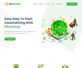 99Mining.site(Easy Way To Start Cloud Mining With 99mining) Screenshot