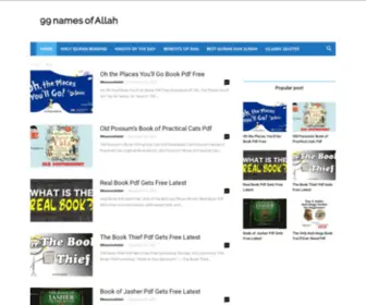 99Nameofallah.com(99 Names of Allah) Screenshot