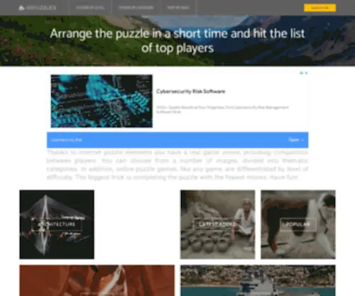 99Puzzles.com(Many Jigsaw Puzzles from pictures to be solved on) Screenshot
