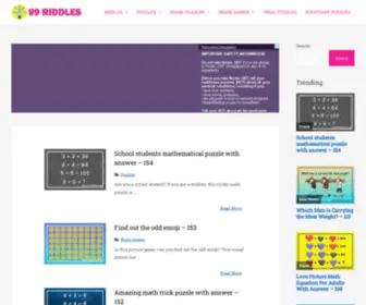 99Riddles.com(99 Riddles) Screenshot