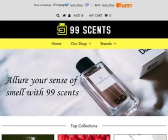 99Scents.com.au(99 Scents) Screenshot