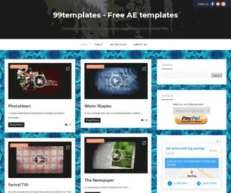 99Templates.net(Free AE templates) Screenshot