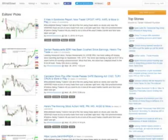 99Wallstreet.com(Stock Analyst Ratings) Screenshot