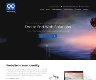 99Webmaker.com(Web Designing Company in Coimbatore) Screenshot