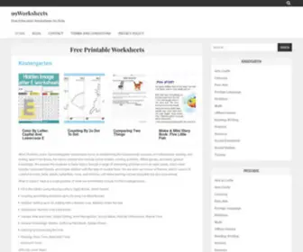 99Worksheets.com(What Students Learn) Screenshot