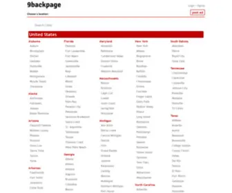 9Backpage.com(Backpage alternative websites 2018) Screenshot