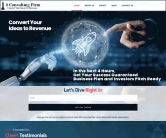 9Consultingfirm.com(Get Your Business Plan and Investors Pitch) Screenshot