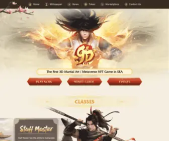 9DNFT.com(The First 3D Martial Art) Screenshot