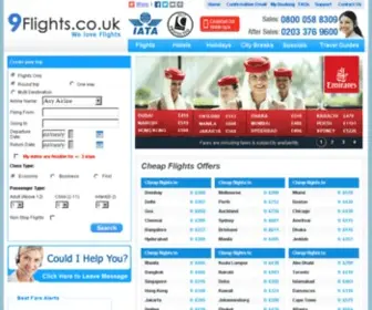 9Flights.co.uk(Cheap Flights) Screenshot