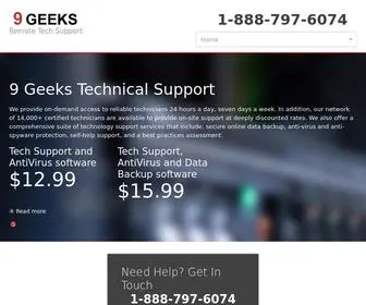 9Geeks.net(Online Technical Support) Screenshot