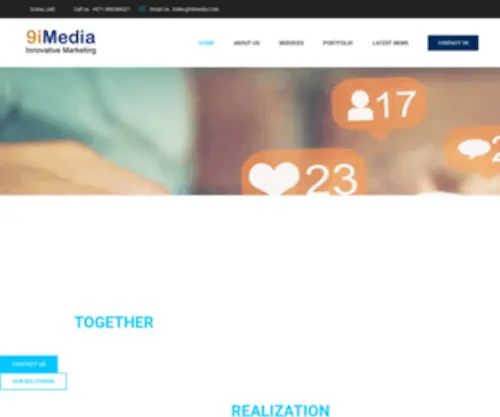 9Imedia.com(Top Social Media Marketing Company) Screenshot