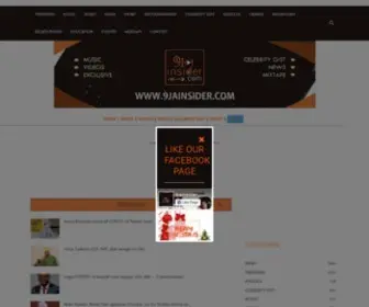 9Jainsider.com(Nigeria's No1 Entertainment Website) Screenshot