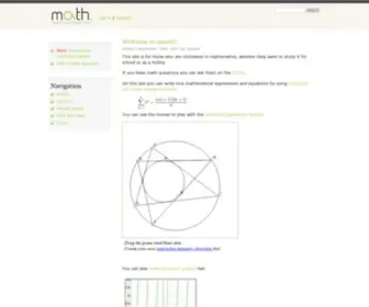 9Math.com(Because math should be fun) Screenshot