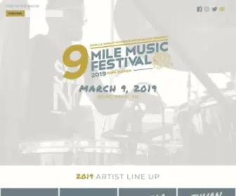9MilemusicFestival.com(2019 Miami Reggae Festival) Screenshot