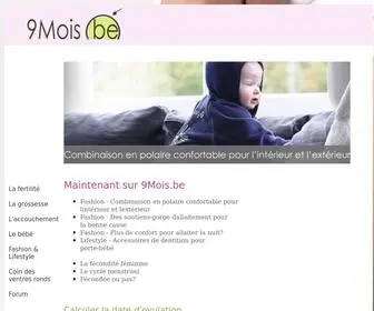 9Mois.be(Pour tous les bÃ©bÃ©s et leurs mamans) Screenshot