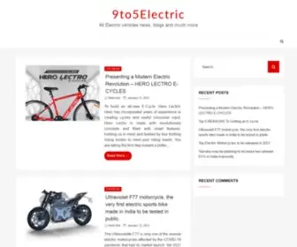 9TO5Electric.com(All Electric vehicles news) Screenshot