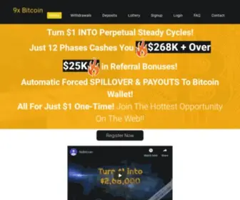 9Xbitcoin.com(Get full access to this domain. Easy) Screenshot